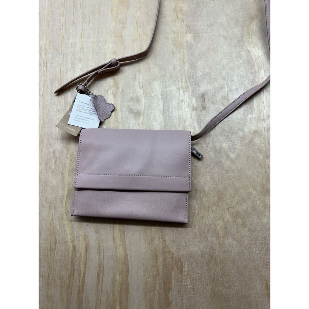 Giani Bernini Giani Bernini Nappa Flap Crossbody Rose Pink NWTs Small $79